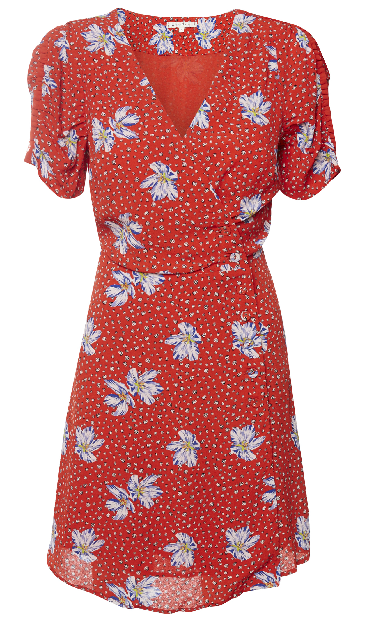 Willow & Clay Puff Sleeve Printed Dress