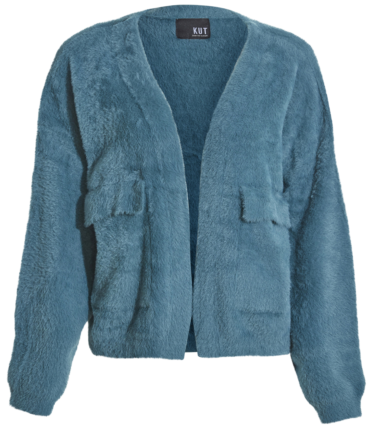 Kut from the Kloth Fuzzy Open Front Jacket