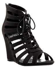 Lace Up Wedge