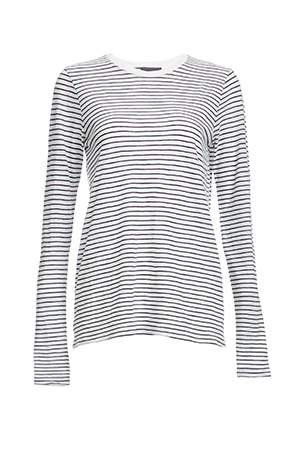 Vince L/S Feeder Striped Tee