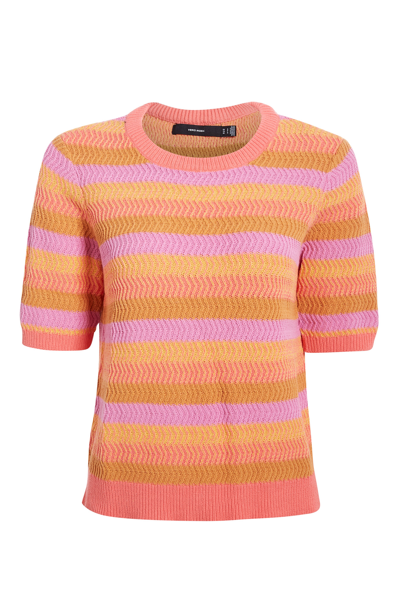 Vero Moda Stripe Knit Pullover in Multi S | DAILYLOOK