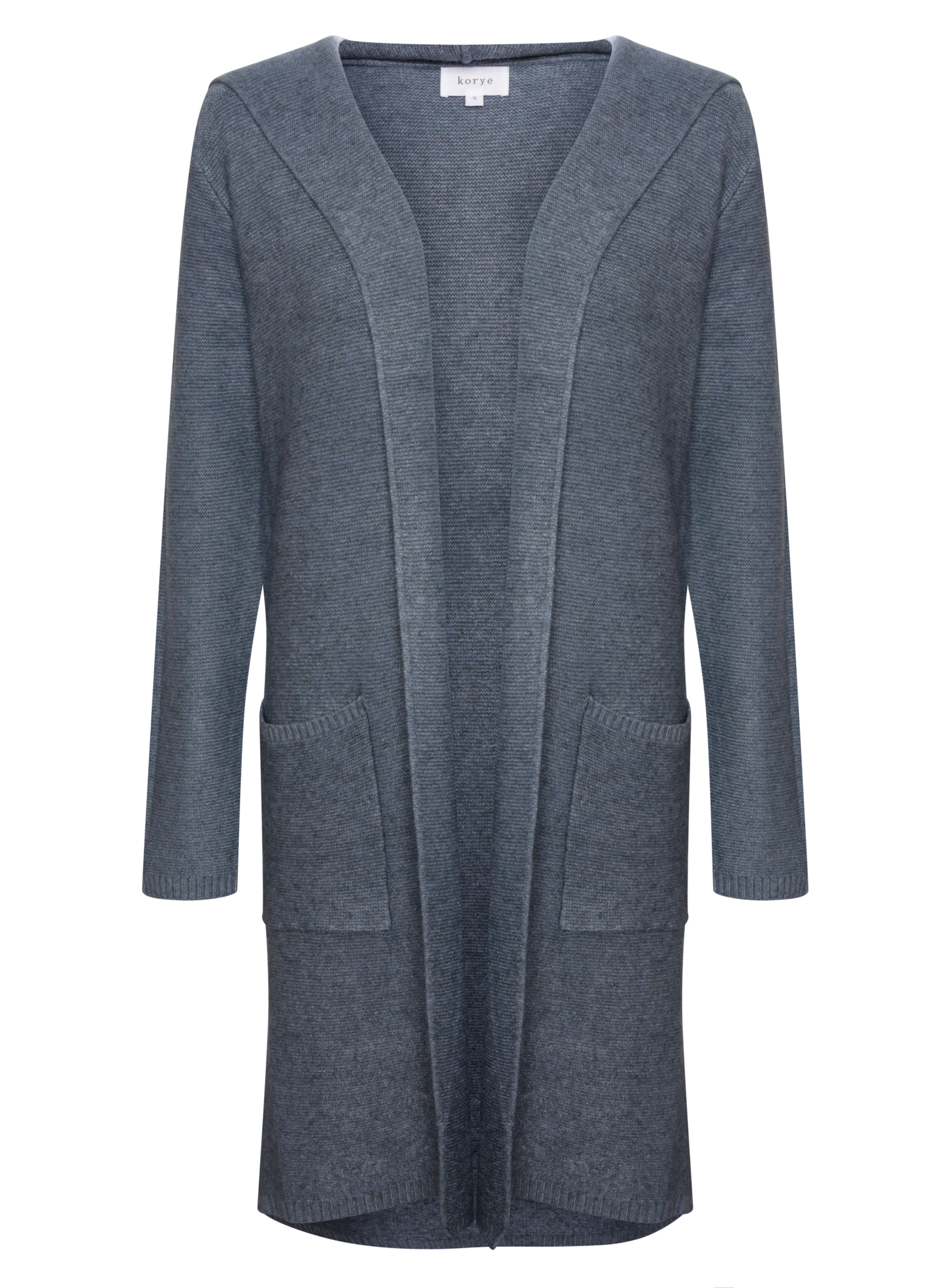 Brady Hooded Coatigan in Blue XS - L | DAILYLOOK