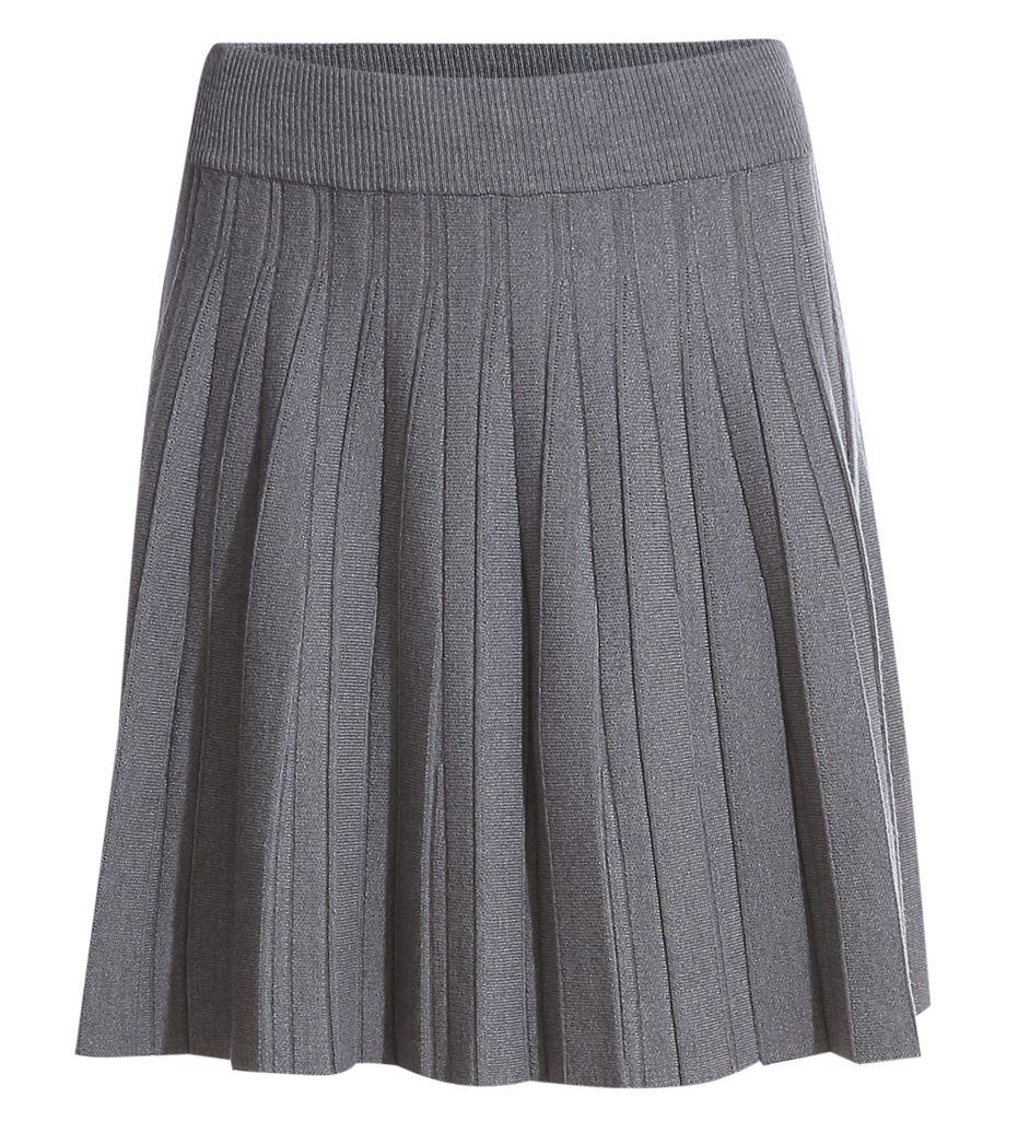 Pleated Knit Tennis Skirt