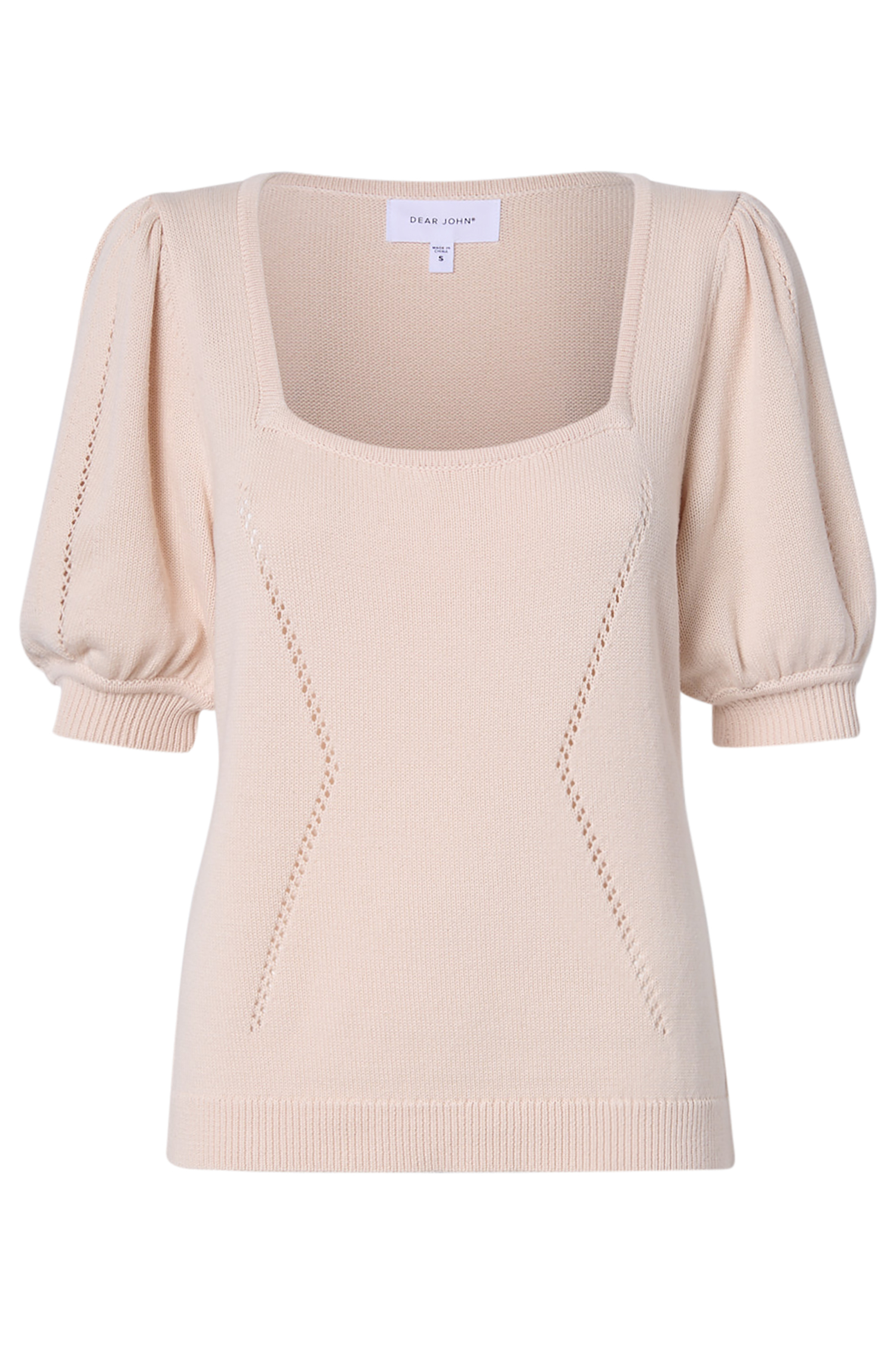 Puff Sleeve Top in Light Pink | DAILYLOOK