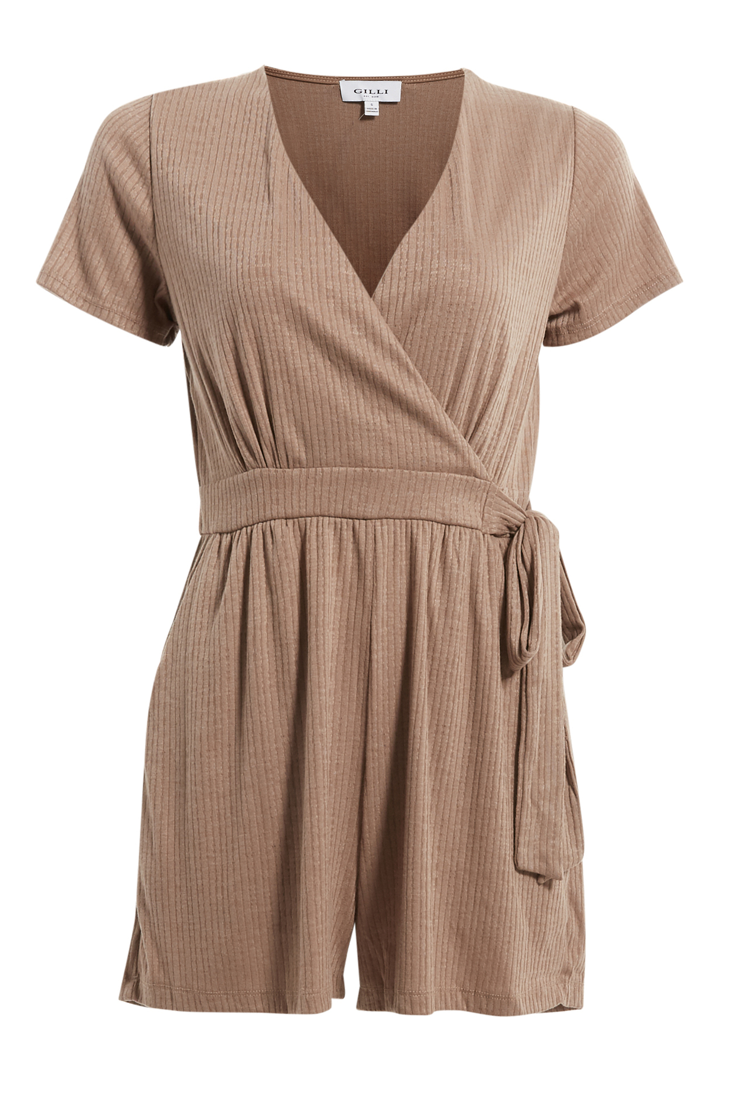 Surplice Romper with Side Knot