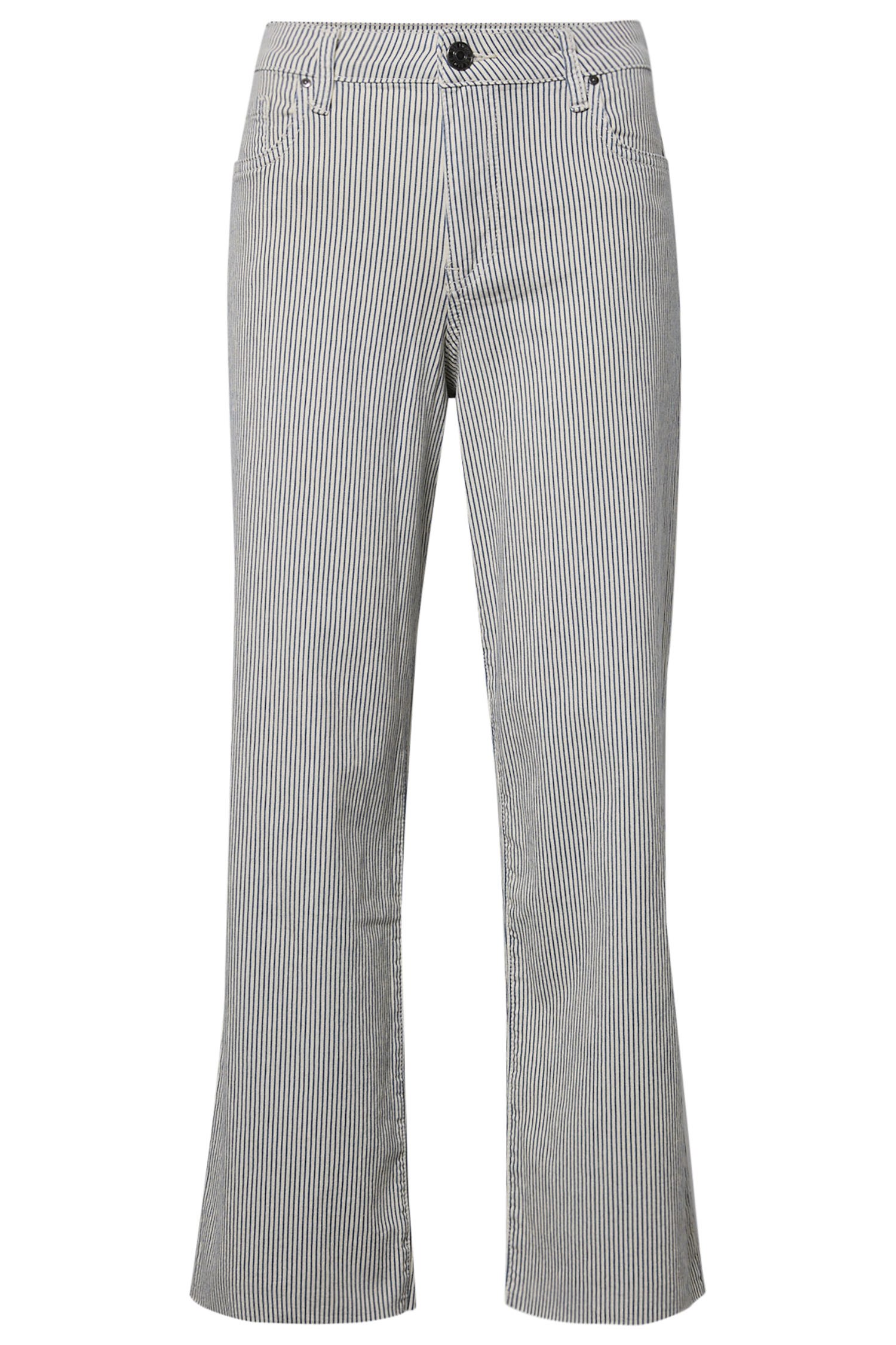 KUT from the Kloth Striped Wide Leg in Blue Multi 8 | DAILYLOOK