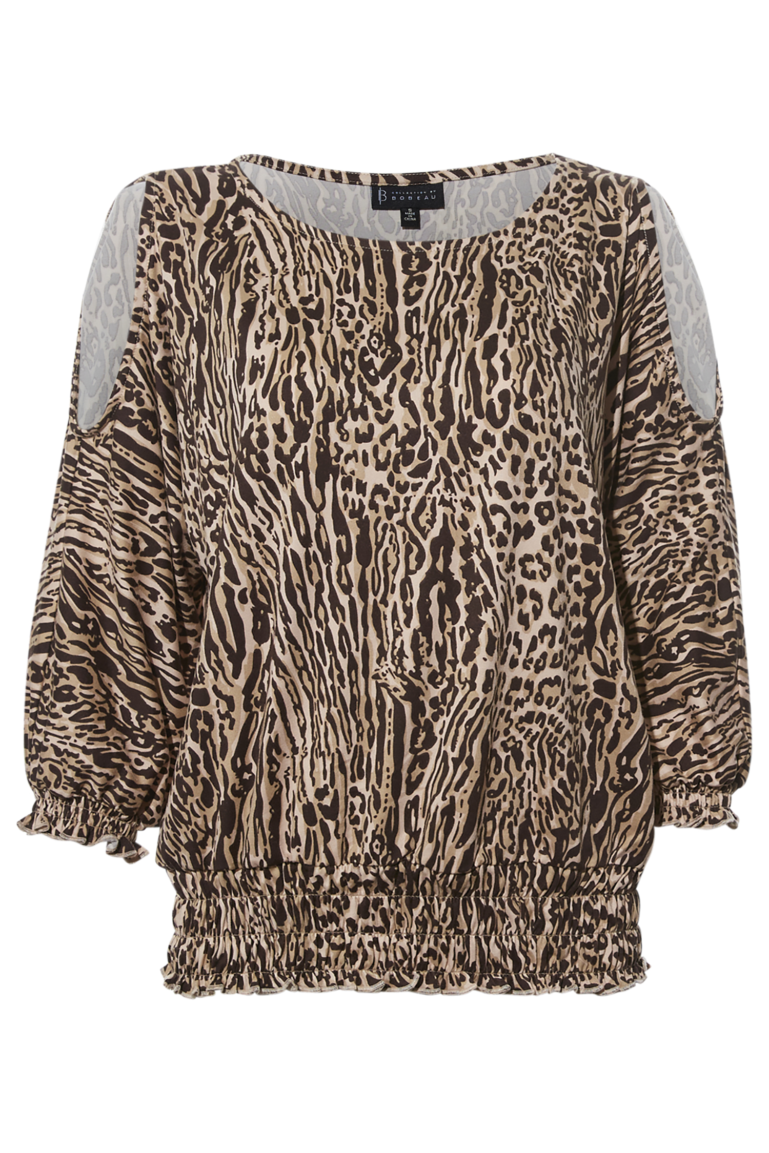 Bobeau cold discount shoulder top