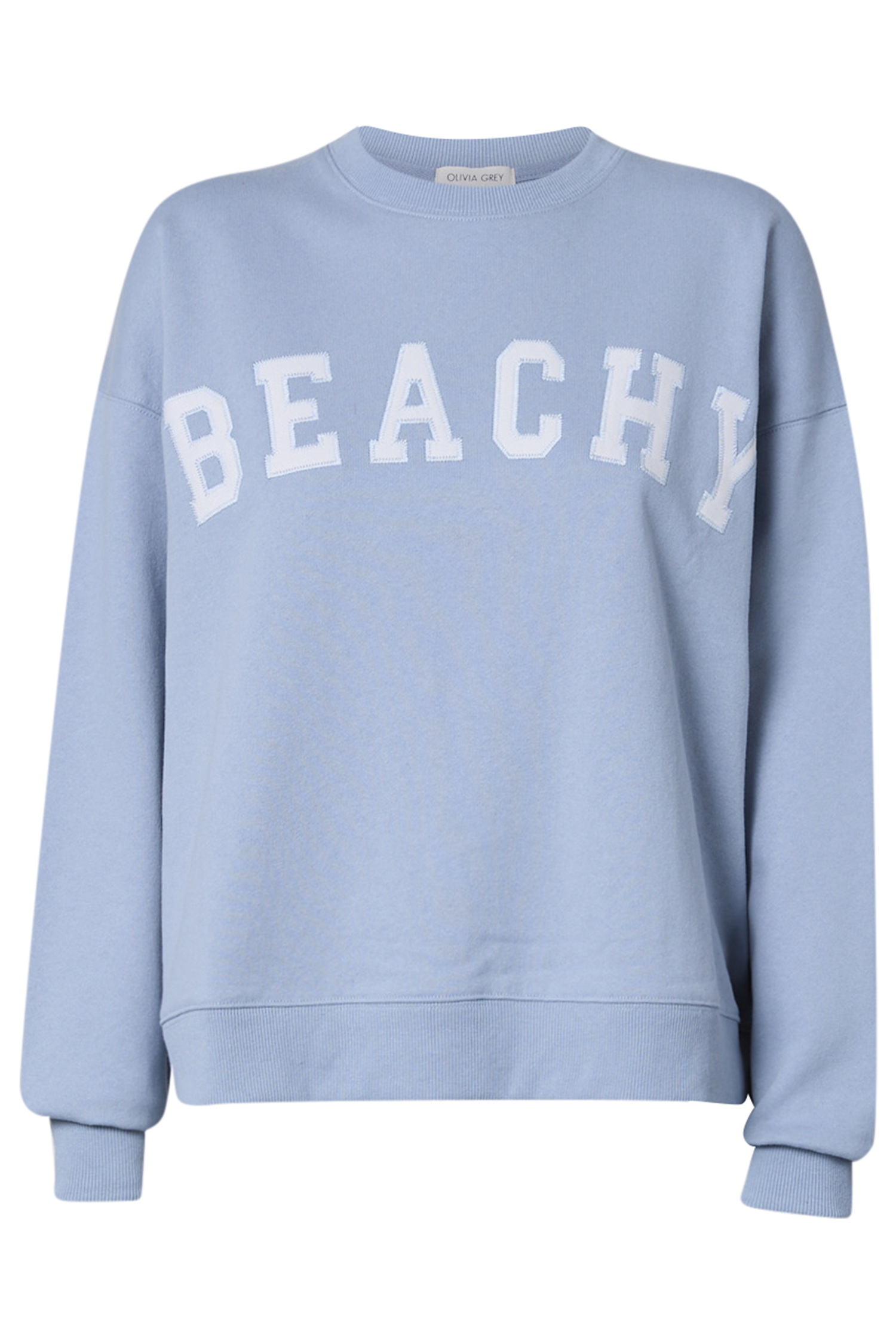 Graphic Sweatshirt in Blue/White M - L | DAILYLOOK