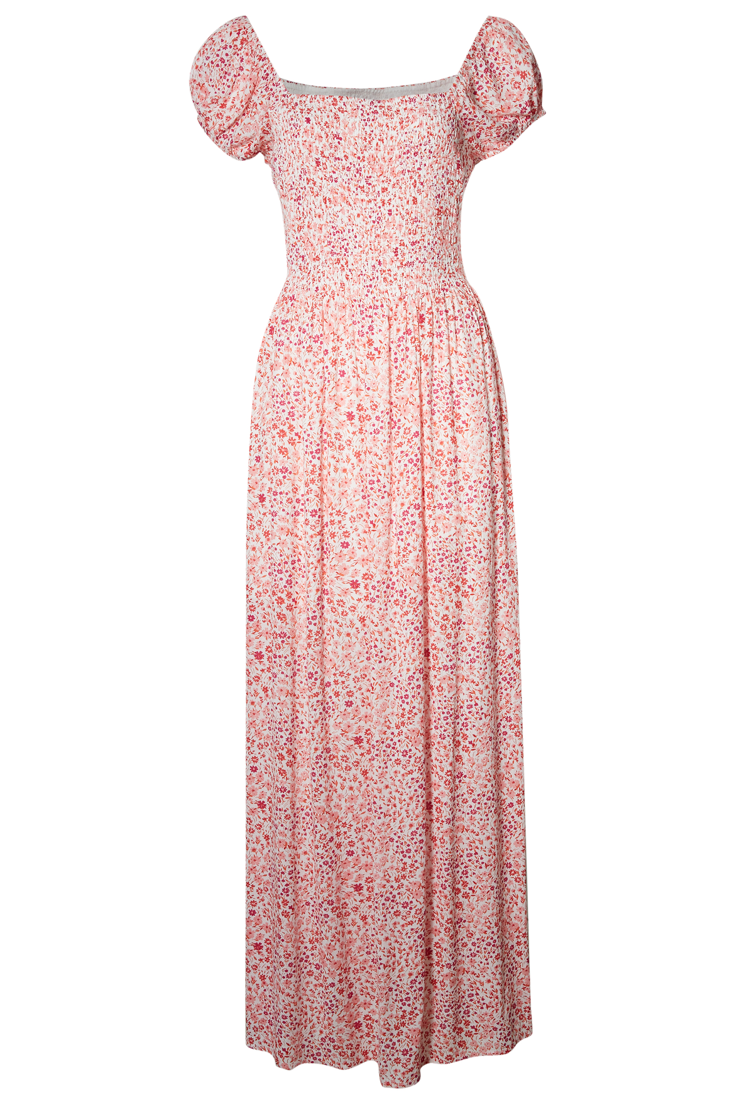 chinese dress ladies Stripe Short Sleeve Mint Ditsy Floral Maxi Dress Small main image 0