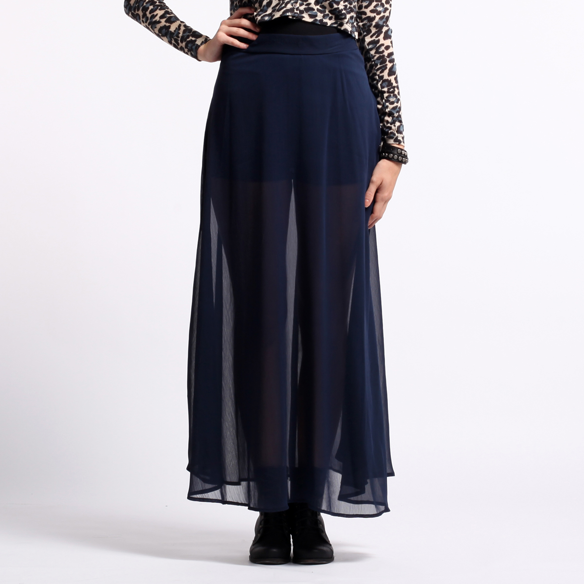 maxi skirt with shorts attached