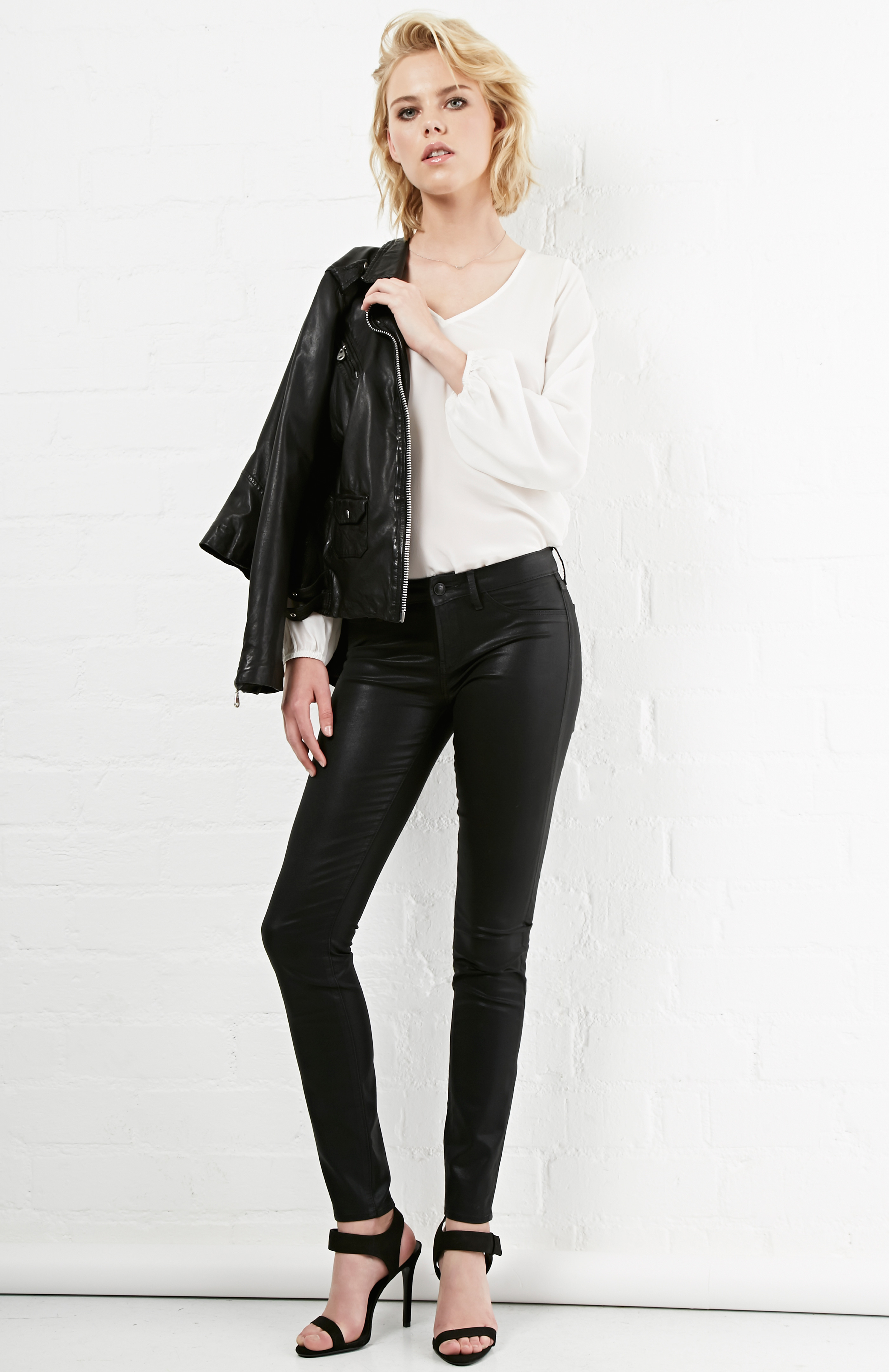 black articles of society jeans