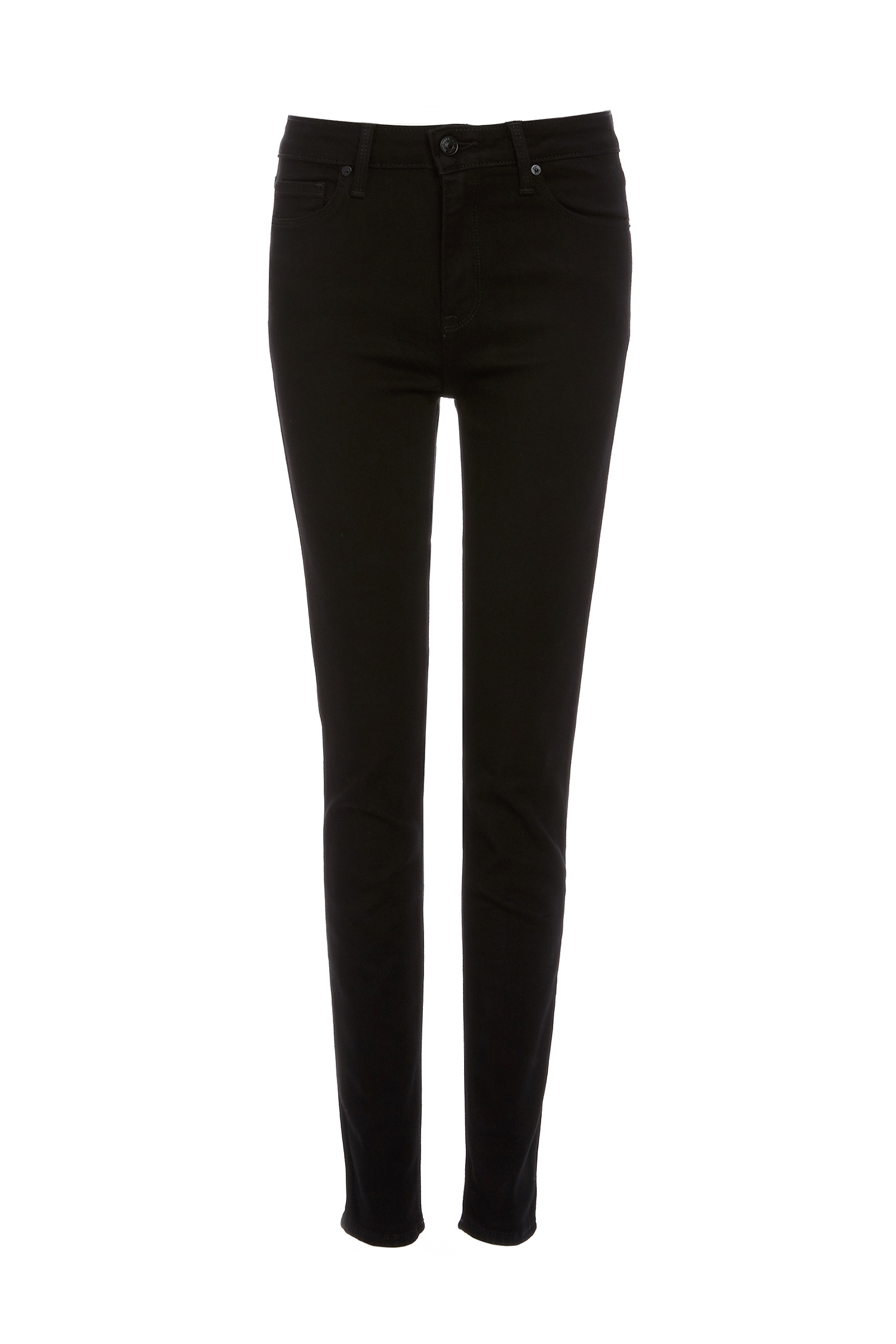 high waisted black skinny jeans