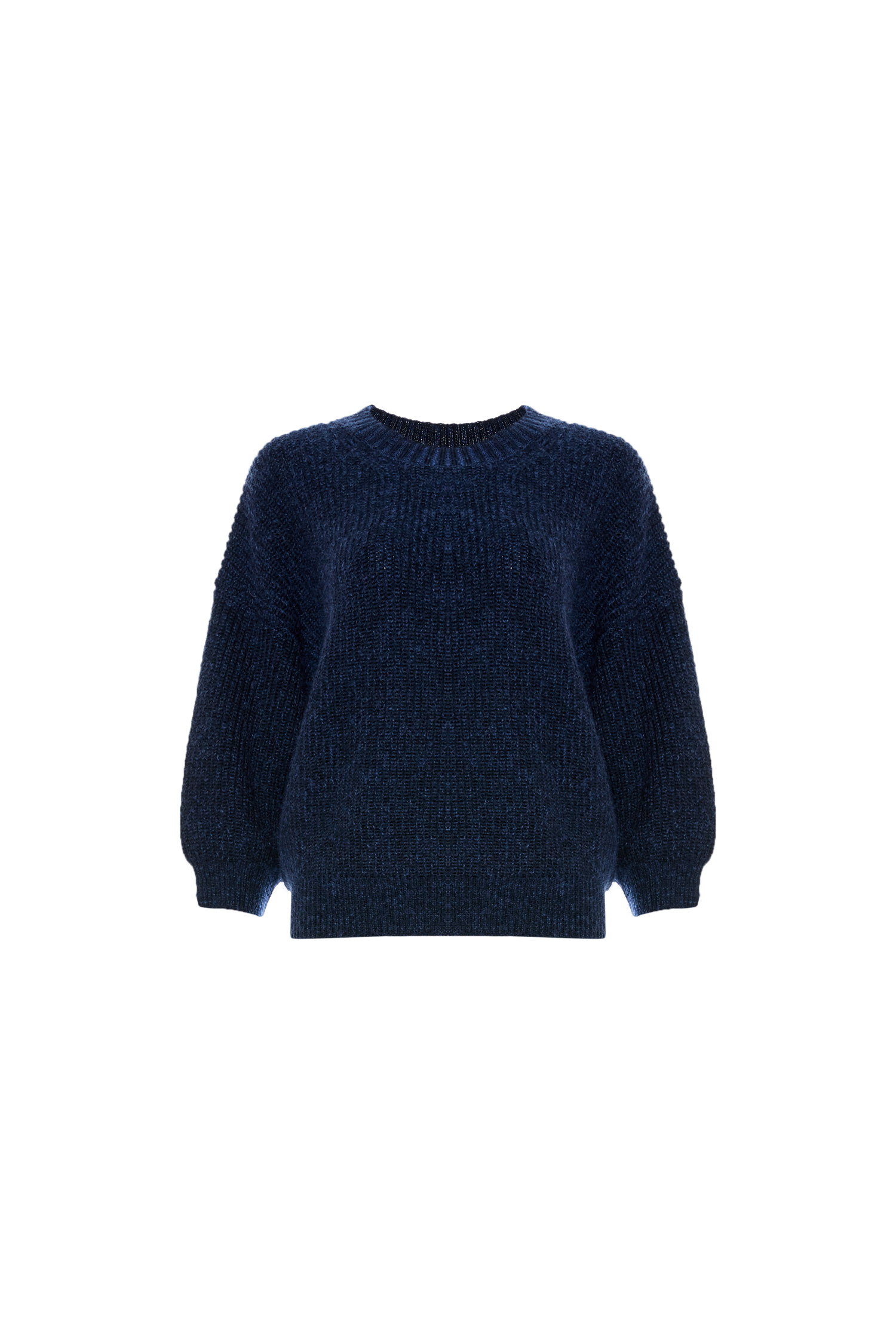 Navy puff sleeve sweater Clearance