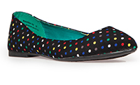 Polka Dotted Pointed Flats
