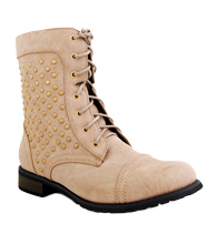 Side Studded Combat Boots