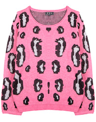 Electric Leopard Print Sweater