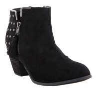 Western Ankle Boots with Studs