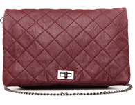 Fold Over Quilted Clutch