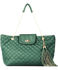 Double Chain Strap Quilted Bag