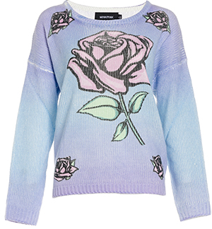 MINKPINK Dreaming Rose Sweater