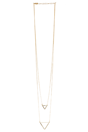 Layered Angles Necklace