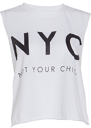 The Laundry Room Not Your Chick Crop Tee
