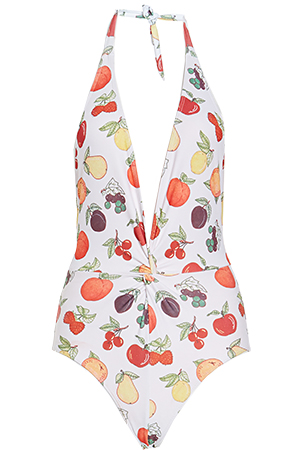 Wildfox Couture Retro Twist Fruit Punch One Piece