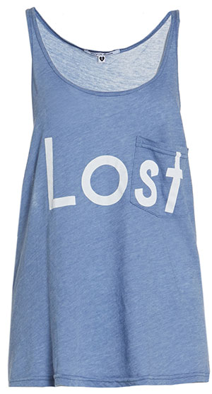 Wildfox Couture Totally Lost Lifeguard Tank