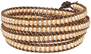 DAILYLOOK Beaded Treasure Wrap Bracelet