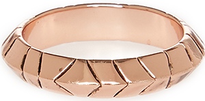 House of Harlow 1960 Aztec Thin Stack Ring