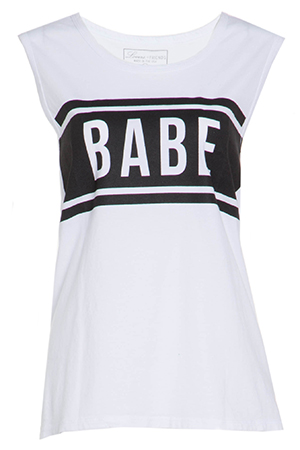 Lovers + Friends Babe Magnet Muscle Tee