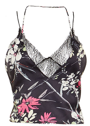 Layered Floral and Lace Camisole