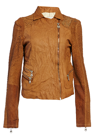 DOMA Perforated Leather Jacket