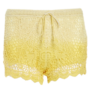 RAGA Ombre Crochet Lace Shorts