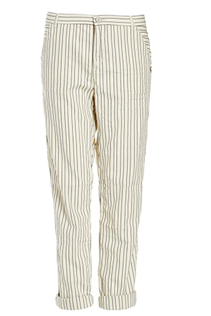 Maison Scotch Relaxed Fit Striped Chino Pants