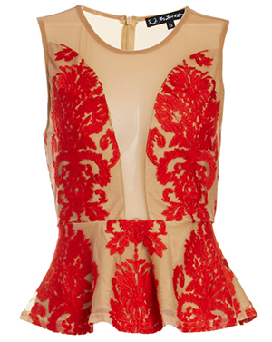 For Love & Lemons LuLu Embroidered Top