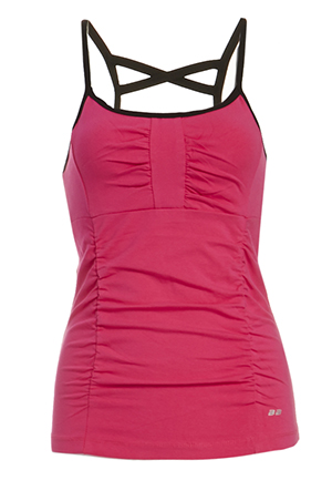 Cross Back Ruched Cami