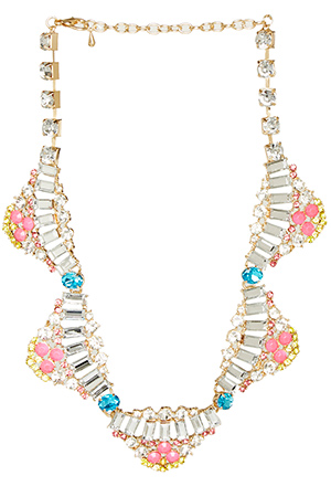 DAILYLOOK Colorful Gem Party Necklace