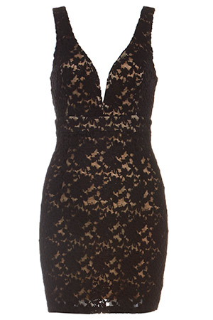 Sultry Lace Bodycon Dress