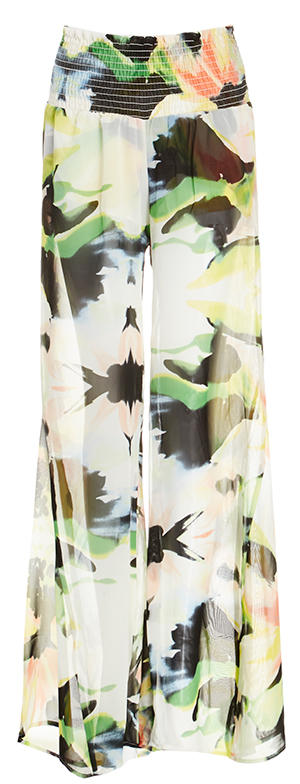 Show Me Your Mumu Roberts Party Pants in Watercolor Flowers