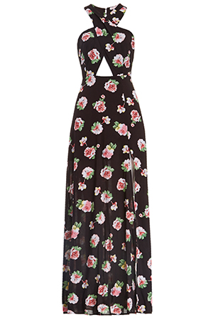 DAILYLOOK Floral Print Maxi Dress