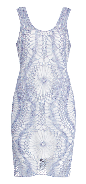 Lucca Couture Crochet Knit Tank Dress