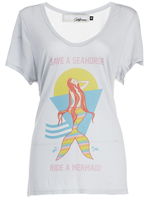 The Laundry Room Save A Seahorse Double Scoop Tee