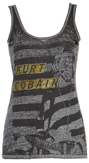 Trunk Ltd Open Back Stripe Mood Kurt Cobain Tee