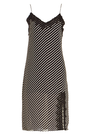 Line & Dot Gwen Striped Midi Dress
