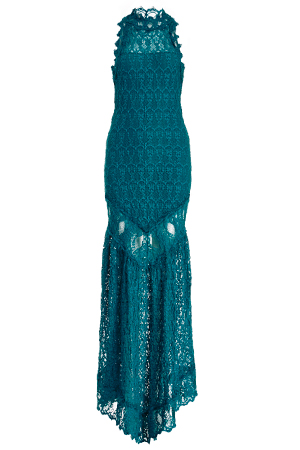 Nightcap Florence Lace Halter Gown