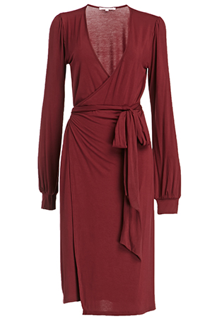 DAILYLOOK Wrap Midi Dress