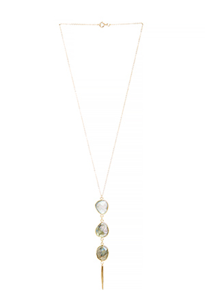 Sage & Stone Gemstone Spear Necklace