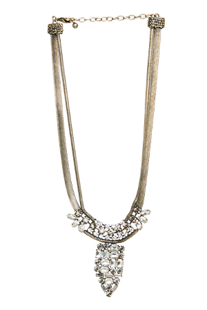 J.O.A Antique Crystal Necklace