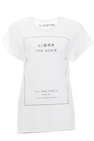 The Laundry Room Libra Label Rolling Tee
